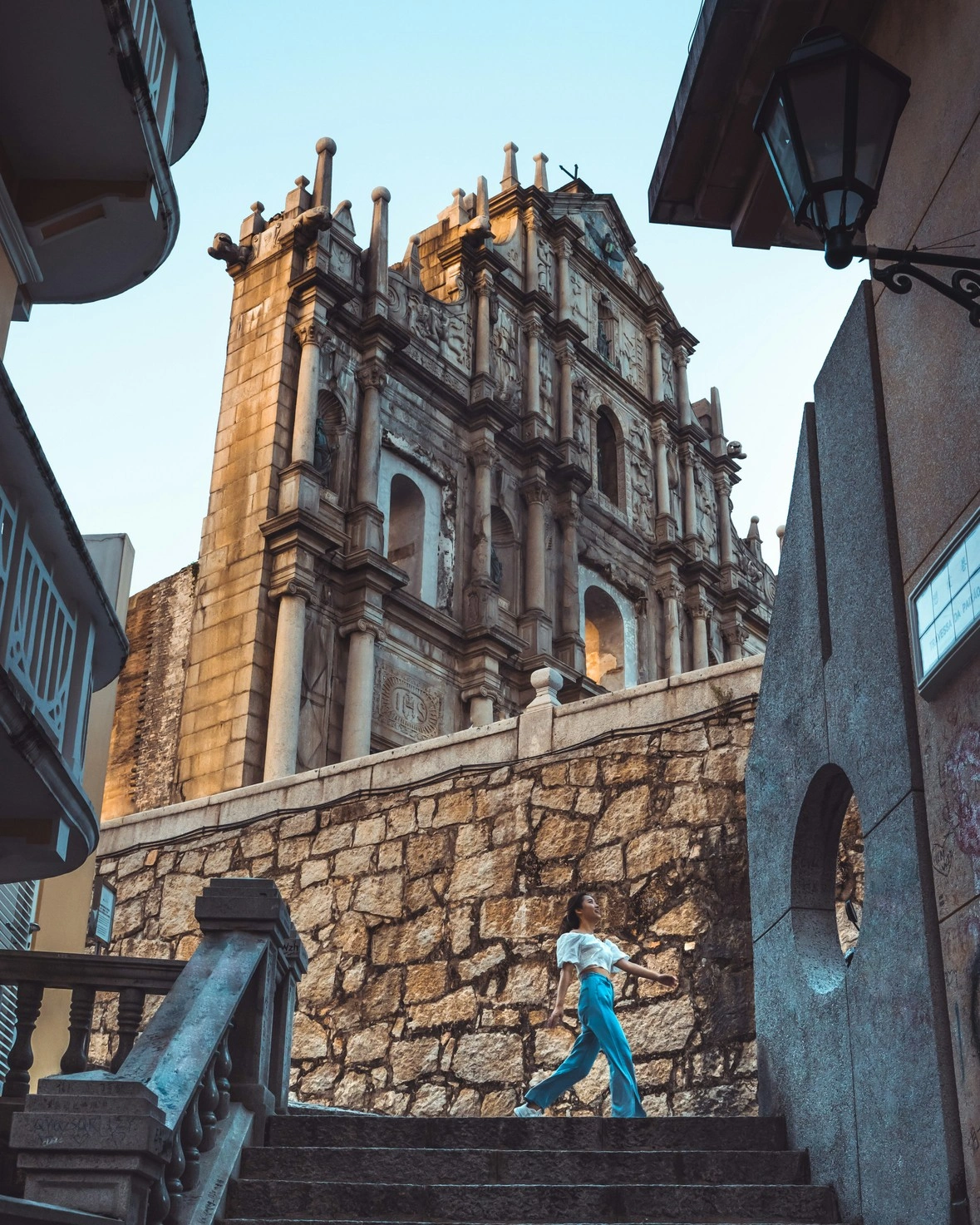 Vue sur le front de mer de Macao