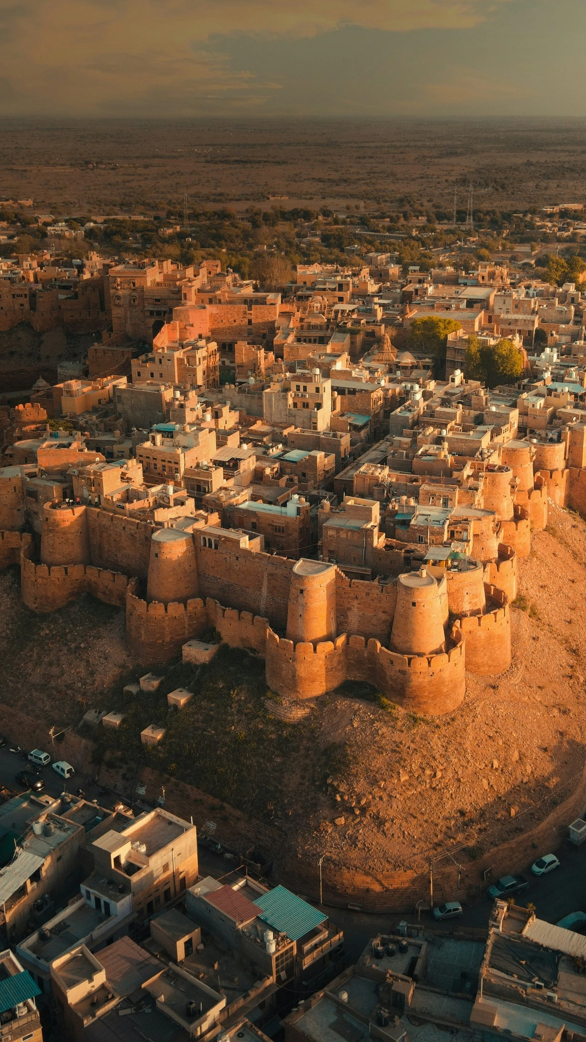 Vue sur la Grande Mosquée de Djenné, Mali