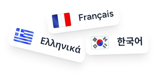 Drapeaux illustrant la traduction multilingue