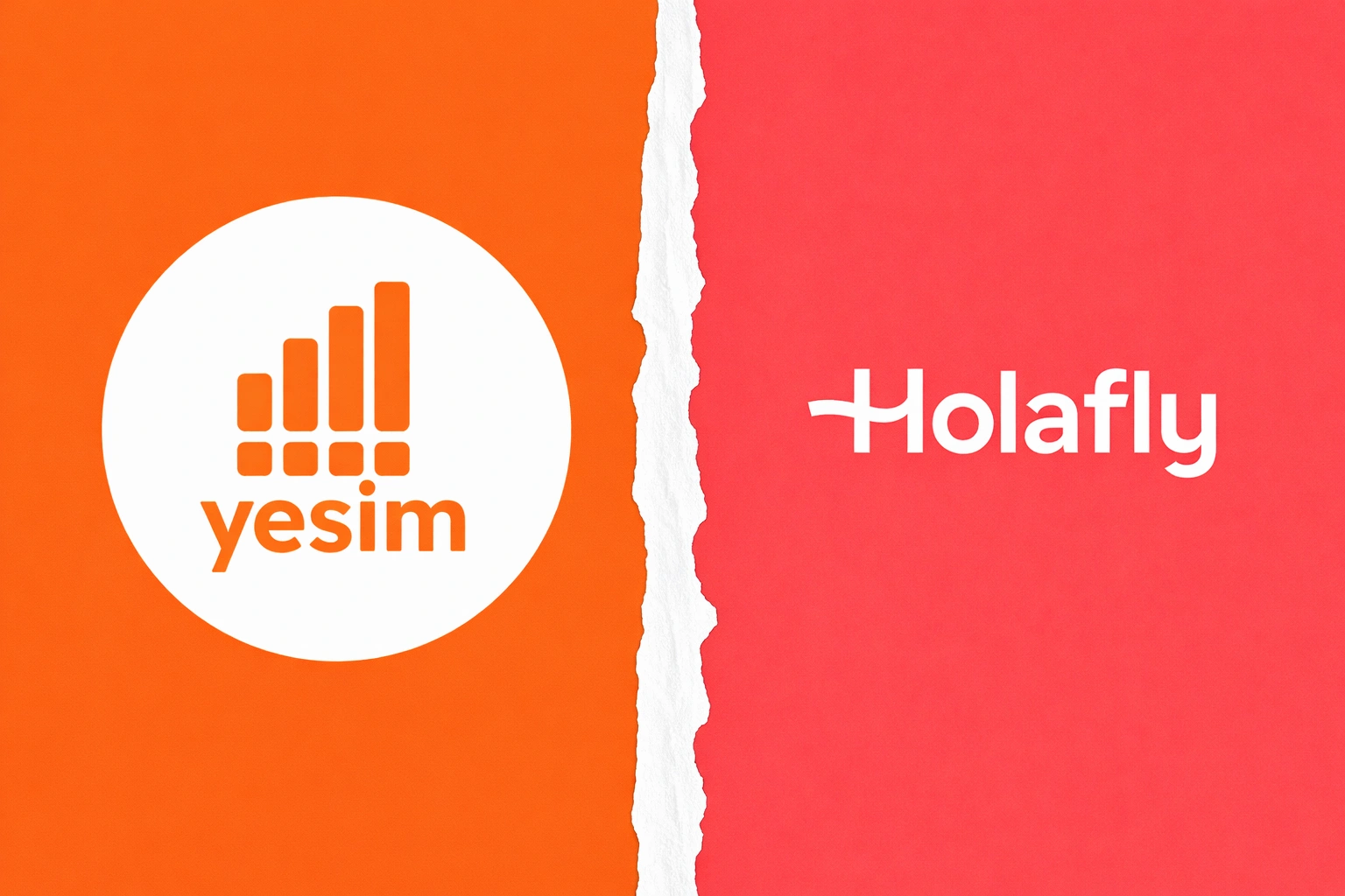 Yesim vs Holafly comparatif eSIM